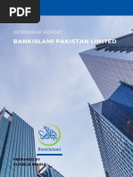 Bankislami Pakistan Limited: Internship Report