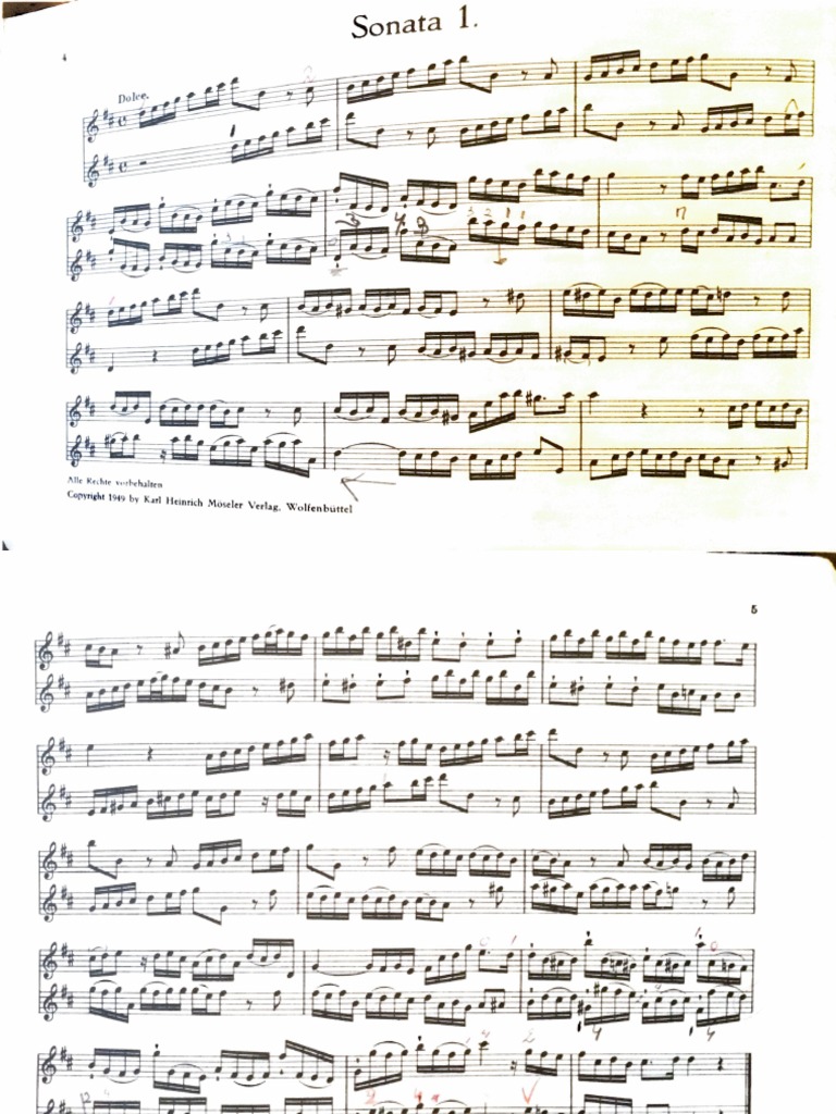 Telemann Duets 2 Violins PDF