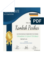 My eduCBA Certificate