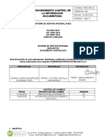 PMC-PR-01 Procedimiento Control de La Informacion Documentada