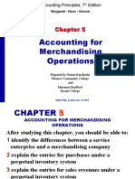Accounting For Merchandising Operations: Weygandt - Kieso - Kimmel