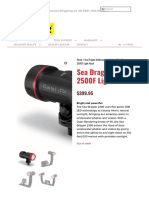 Sea Dragon 2500F Light Head - SeaLife Cameras