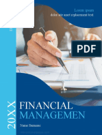 Financial Management Cover Page 4