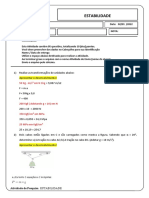 Estabilidade: 50 KG - M/s em N 1kg