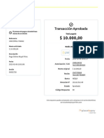 Transacción Aprobada: UNICOPAS-706062