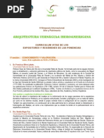 II SIMPOSIO INTERNACIONAL | ARTE Y ARQUITECTURA, ARQUITECTURA VERNÁCULA IBEROAMERICANA - Resumenes Ponencias 