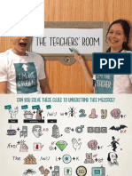 Teachers Room Puzzle Postcard