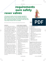 Design Requirements For Pressure Safety Relief Valves