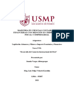 Desarrollo del Comercio Internacional del Perú