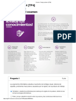 Trabajo Práctico 4 (TP4) Instrucciones Del Examen: Comenzado: 24 de Nov en 20:56