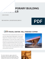 Contemporary Building Materials: SRI KAVIYA S - 2018701033 - SEM X