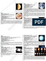 Descripción de Planetas e Imágenes