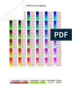 Colores en Hexadecimal