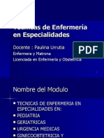 Inducción Técnicas de Enfermería