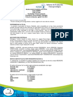 Informe de Evaluación Neuropsicológica