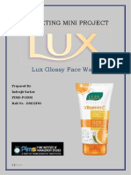 Marketing Mini Project: Lux Glossy Face Wash