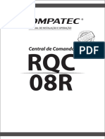 Manual instalação central comando RQC08R
