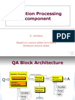 Question Processing Component: E. Jembere Based On Lecture Slides Form Kathy Mckeown Lecture Slides