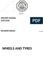 DSIE Wheel and Tyre Requirements