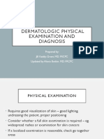 Dermatologic Physical Examination 2022-2023 - Clinical Skills Session