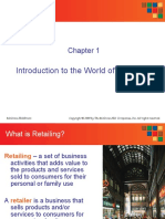 Introduction To The World of Retailing: Mcgraw-Hill/Irwin