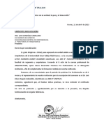 CARTA N°07-2023-UCV-HZ/EA: Ing. Luis González Caballero