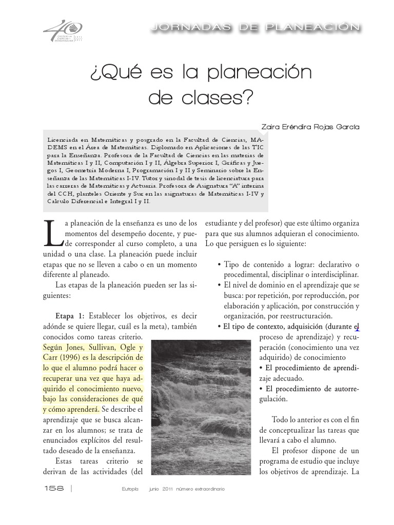 Planeación de Clases por Zaira Rojas | PDF | Aprendizaje | Enseñando