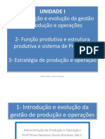 Introdução A Administração Da Produção