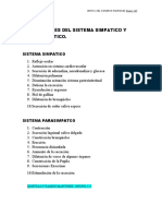 10 Reacciones Del Sistema Simpatico Y Parasimpartico.: Quetzaly Ramos Martinez. Grupo:122