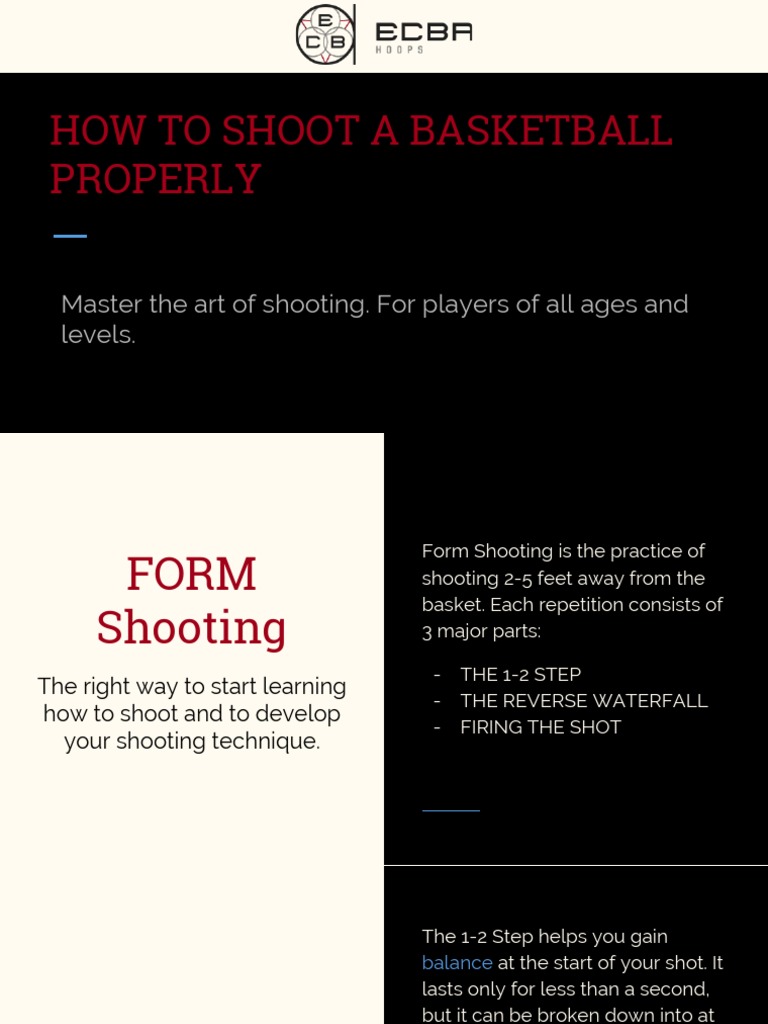 How To Shoot A Basketball Properly | PDF | Foot | Hand