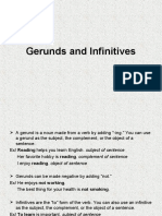 Gerunds and Infinitives