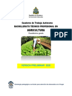 Agricultura: Cuaderno de Trabajo Autónomo Bachillerato Técnico Profesional en