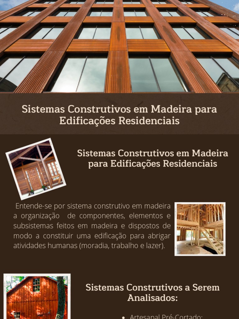 Sistemas Construtivos em Madeira para Edificações Residenciais ...