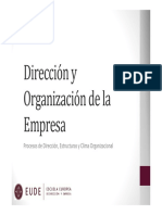 Módulos Dirección y Organización de La Empresa