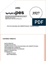Competitividad   final Documento CONPES 3527  LiNEAMIENTOS DE POLITICA [Autoguardado]