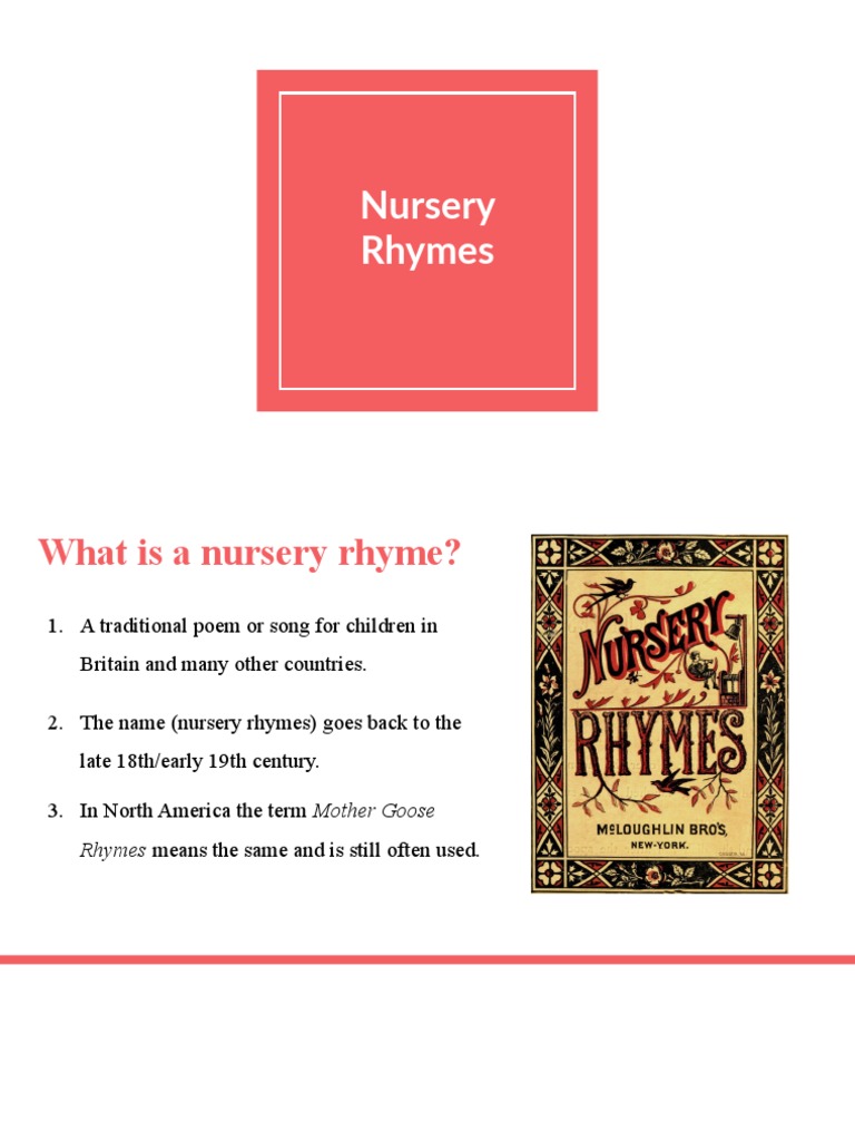 Nursery Rhymes | PDF