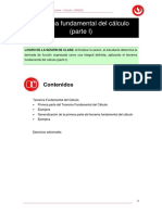 Teorema Fundamental Del Cálculo (Parte I) : Contenidos