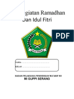 Buku Kegiatan Bulan Ramadhan