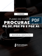 Plano de Estudos PGDF PGE PB e PGE AL Com CAPA