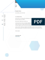 Hexagon Letterhead