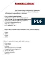 Tarea 01 NORMAS Y SIGLAS DE LOS PROCESOS DE SOLDADURA