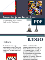 Prezentacja Na Temat Lego: Przygotowane Przez Studenta Gudymenko Vladyslava