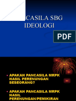 Pancasila SBG Ideologi