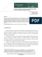 BENEFÍCIOS DA DRENAGEM LINFÁTICA MANUAL NO PÓS-OPERATÓRIO