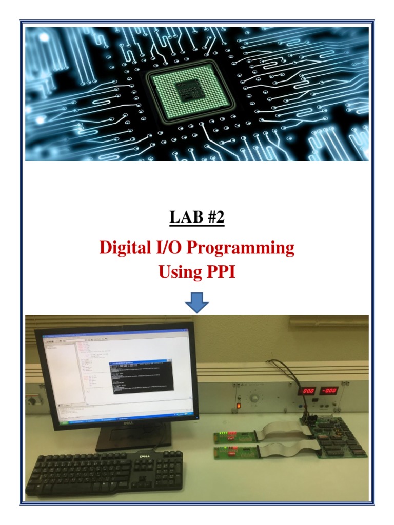 Digital I/O Programming Using PPI | PDF | Electronics | Computer ...