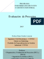 Evaluación de Proyectos: Programa de Ingeniería de Ejecución en Gestión Industrial
