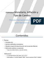 Clase03-Politica Monetaria, Inflacion y Tipo de Cambio