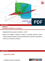 Geometría Analítica en El Espacio: Ma263 Cálculo Ii