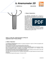 Sensor de Viento Ultrasonico 4.3800.20.000 Operating Instructions