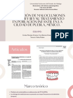 Asociación de Maloclusiones Clase I, II y III y Su Tratamiento en Población Infantil en La Ciudad de Puebla, México